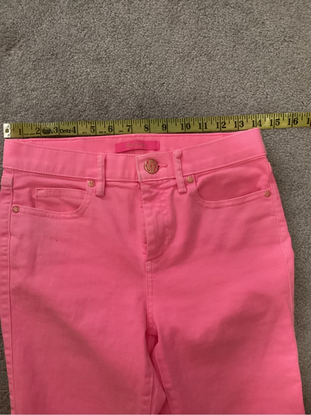 Lilly Pulitzer Neon Pink Skinny Jeans - Picture 2 of 8
